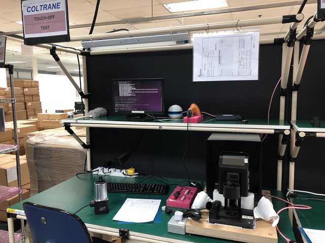 Origin production test station
